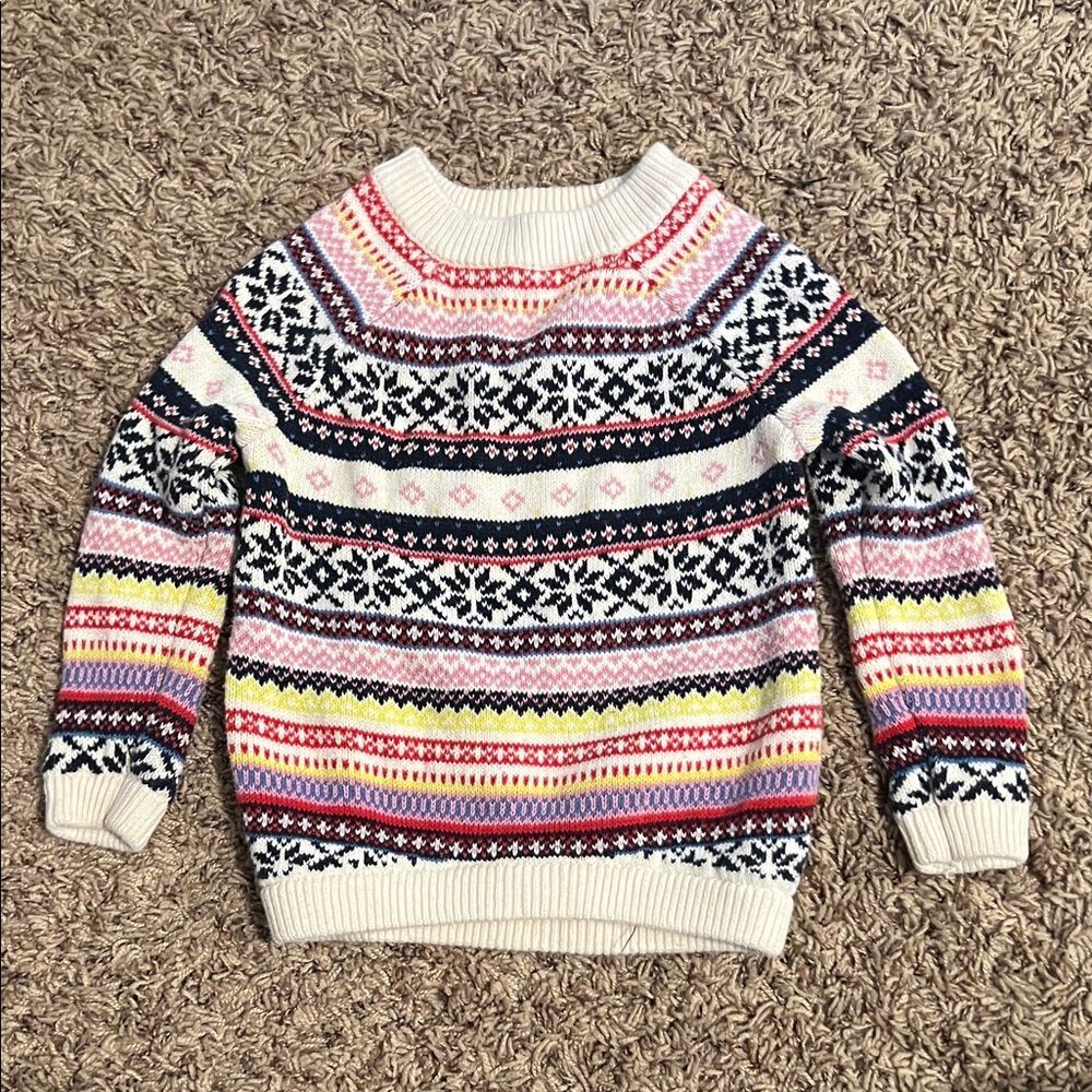 Old Navy Kids Multicolor Patterned Sweater